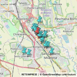 Mappa Via Gorizia, 20097 San Donato Milanese MI, Italia (1.007)