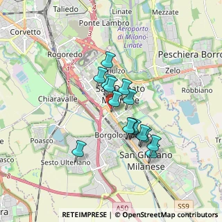 Mappa Via Gorizia, 20097 San Donato Milanese MI, Italia (1.304)