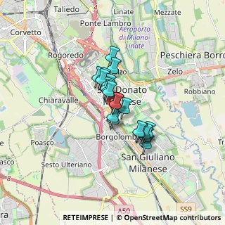Mappa Via Gorizia, 20097 San Donato Milanese MI, Italia (1.0135)