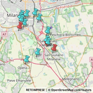 Mappa Via Gorizia, 20097 San Donato Milanese MI, Italia (4.335)