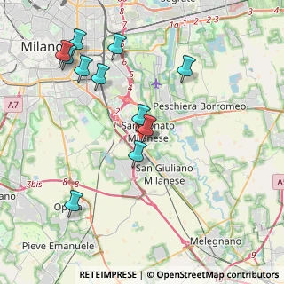 Mappa Via Gorizia, 20097 San Donato Milanese MI, Italia (4.30091)