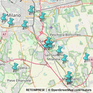 Mappa Via Gorizia, 20097 San Donato Milanese MI, Italia (5.39733)