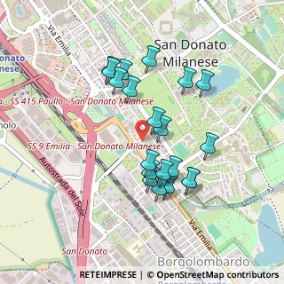 Mappa Via Gorizia, 20097 San Donato Milanese MI, Italia (0.408)