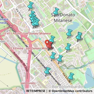 Mappa Via Gorizia, 20097 San Donato Milanese MI, Italia (0.5455)