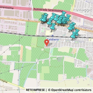 Mappa Via Umberto Boccioni, 37042 Caldiero VR, Italia (0.5725)