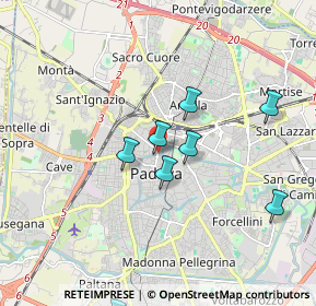 Mappa Via Dante Alighieri, 35137 Padova PD, Italia (2.50182)