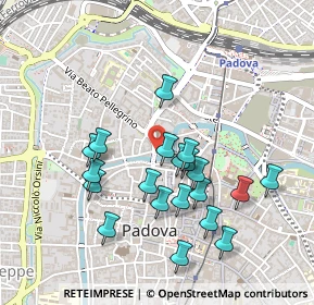 Mappa Via Dante Alighieri, 35137 Padova PD, Italia (0.4445)