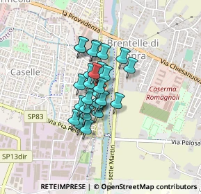 Mappa Via Tre Ponti, 35136 Padova PD, Italia (0.25)