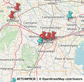Mappa Via Tre Ponti, 35136 Padova PD, Italia (25.32818)