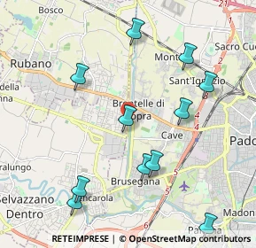 Mappa Via Tre Ponti, 35136 Padova PD, Italia (2.25)