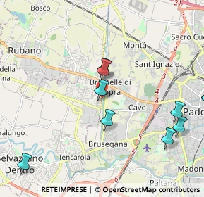 Mappa Via Tre Ponti, 35136 Padova PD, Italia (2.57182)