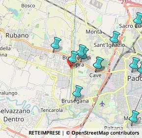 Mappa Via Tre Ponti, 35136 Padova PD, Italia (2.40286)