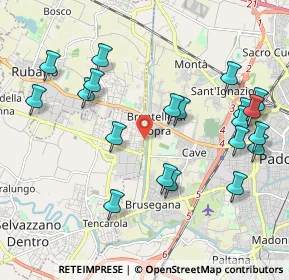 Mappa Via Tre Ponti, 35136 Padova PD, Italia (2.2405)