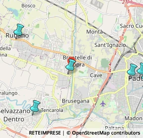 Mappa Via Tre Ponti, 35136 Padova PD, Italia (3.50818)