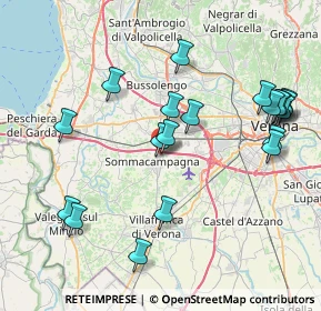 Mappa Via Giuseppe Verdi, 37066 Sommacampagna VR, Italia (8.677)