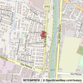 Mappa Via C. Menotti, 6, 35030 Selvazzano Dentro, Padova (Veneto)