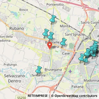 Mappa Via Brentella, 35030 Padova PD, Italia (3.0765)