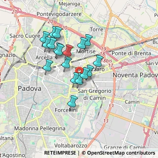 Mappa Via Venezia C.Comm. Giotto, 35129 Padova PD, Italia (1.49833)