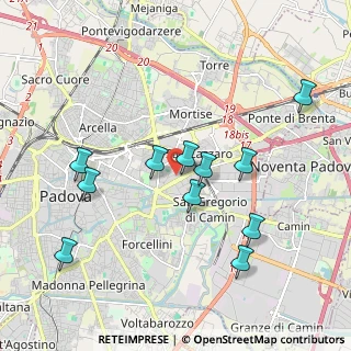 Mappa Via Venezia C.Comm. Giotto, 35129 Padova PD, Italia (1.93727)