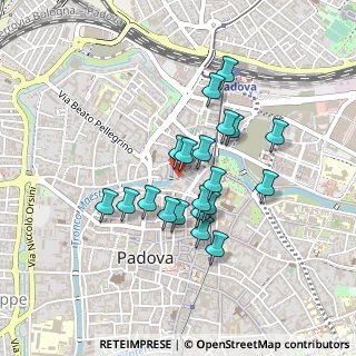 Mappa Piazzetta Sartori, 35137 Padova PD, Italia (0.36)
