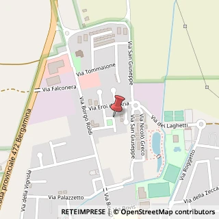 Mappa Via Donatori di Sangue, 46, 26025 Pandino, Cremona (Lombardia)