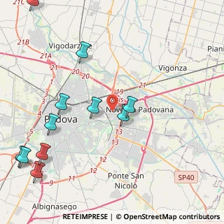 Mappa Terza Strada, 35127 Padova PD, Italia (5.42636)