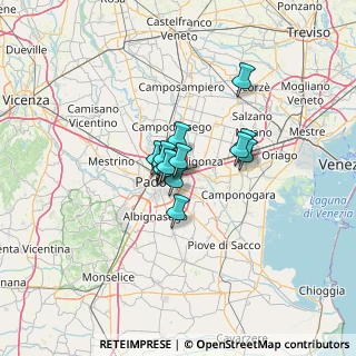 Mappa Terza Strada, 35127 Padova PD, Italia (6.97214)