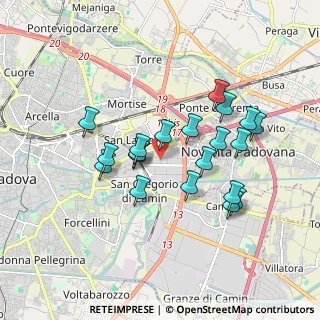 Mappa Terza Strada, 35127 Padova PD, Italia (1.5955)
