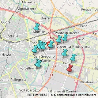 Mappa Terza Strada, 35127 Padova PD, Italia (1.45769)