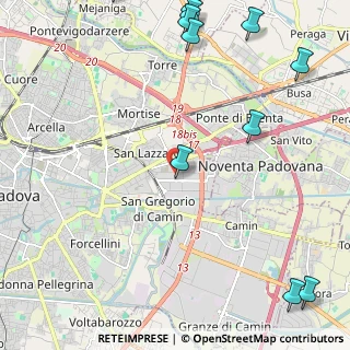 Mappa Terza Strada, 35127 Padova PD, Italia (3.30182)