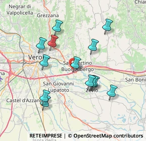Mappa Via Serena, 37036 San Martino Buon Albergo VR, Italia (7.13692)