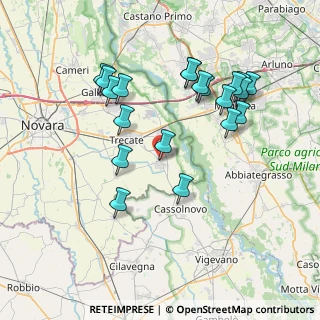 Mappa Via Roma, 28065 Cerano NO, Italia (7.6435)