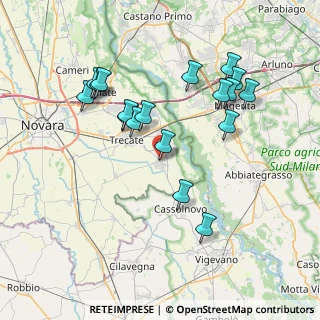 Mappa Via Roma, 28065 Cerano NO, Italia (7.51833)