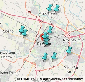 Mappa Via Isidoro Wiel, 35137 Padova PD, Italia (3.045)