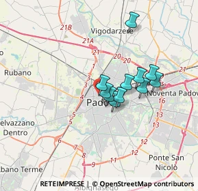 Mappa Via Isidoro Wiel, 35137 Padova PD, Italia (2.44182)