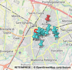 Mappa Via Isidoro Wiel, 35137 Padova PD, Italia (1.10231)