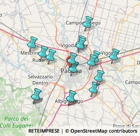 Mappa Via Isidoro Wiel, 35137 Padova PD, Italia (6.63706)