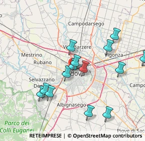 Mappa Via Isidoro Wiel, 35137 Padova PD, Italia (7.40786)