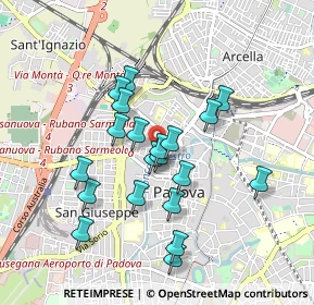 Mappa Via Isidoro Wiel, 35137 Padova PD, Italia (0.7905)