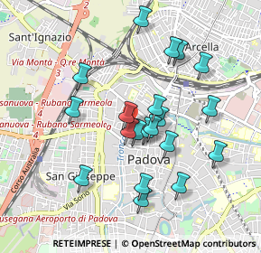 Mappa Via Isidoro Wiel, 35137 Padova PD, Italia (0.8455)