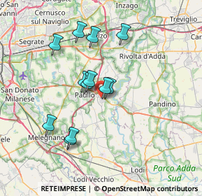 Mappa 26839 Zelo Buon Persico LO, Italia (6.11167)