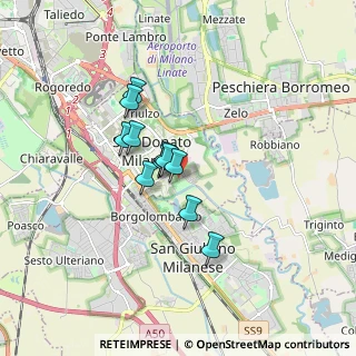 Mappa Via Giacomo Leopardi, 20097 San Donato Milanese MI, Italia (1.16364)