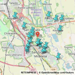 Mappa Via Giacomo Leopardi, 20097 San Donato Milanese MI, Italia (1.9115)