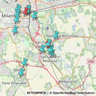 Mappa Via Giacomo Leopardi, 20097 San Donato Milanese MI, Italia (5.25938)