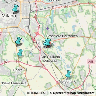 Mappa Via Giacomo Leopardi, 20097 San Donato Milanese MI, Italia (5.10727)