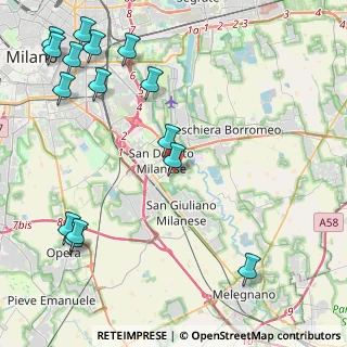 Mappa Via Giacomo Leopardi, 20097 San Donato Milanese MI, Italia (5.788)