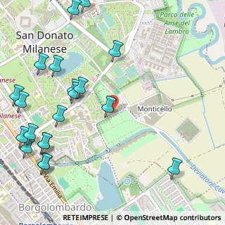 Mappa Via Giacomo Leopardi, 20097 San Donato Milanese MI, Italia (0.7295)