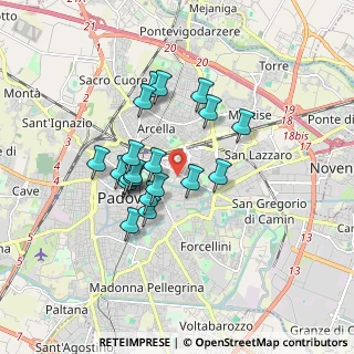 Mappa Via Ugo Bassi, 35131 Padova PD, Italia (1.3985)
