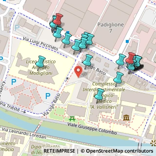 Mappa Via Ugo Bassi, 35131 Padova PD, Italia (0.15)