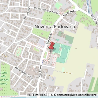 Mappa Piazzetta Giovanelli, 14, 35027 Noventa Padovana, Padova (Veneto)